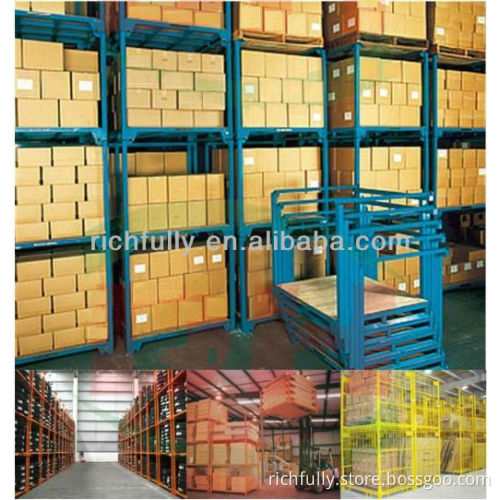 Professional Warehouse Storage Clever Folding Stacking Rack